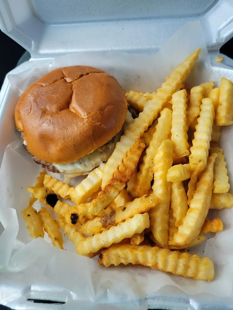 Burger and Fries
